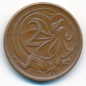 Австралия, 2 цента (1971 г.)