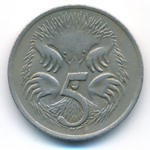 Австралия, 5 центов (1977 г.)