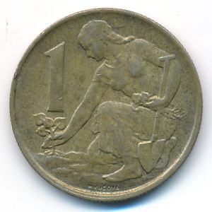 Чехословакия, 1 крона (1983 г.)