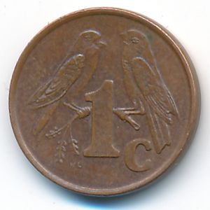 ЮАР, 1 цент (2001 г.)