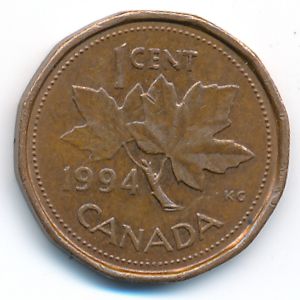 Канада, 1 цент (1994 г.)