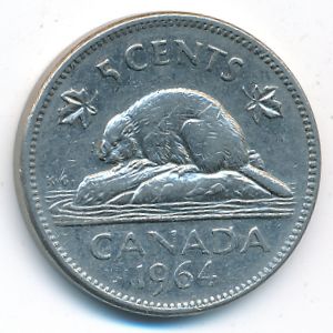 Канада, 5 центов (1964 г.)