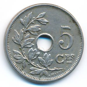 Бельгия, 5 сентим (1920 г.)