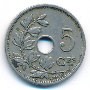 Бельгия, 5 сентим (1920 г.)