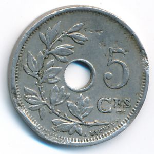 Бельгия, 5 сентим (1925 г.)