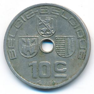 Бельгия, 10 сентим (1939 г.)