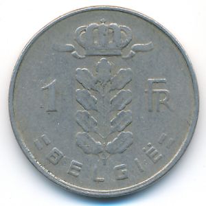 Бельгия, 1 франк (1956 г.)