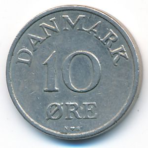 Дания, 10 эре (1955 г.)