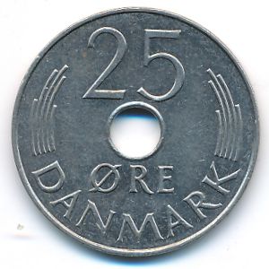 Дания, 25 эре (1986 г.)