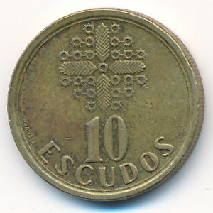 Португалия, 10 эскудо (1998 г.)