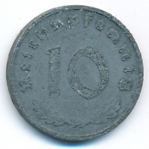 Третий Рейх, 10 рейхспфеннигов (1940 г.)