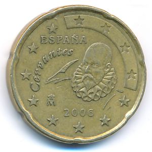 Испания, 20 евроцентов (2006 г.)