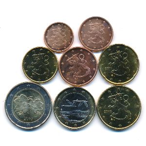 Финляндия, Набор монет (2010 г.)