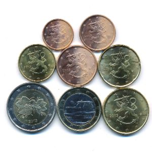 Finland, Набор монет, 2013