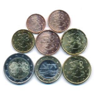 Финляндия, Набор монет (2014 г.)