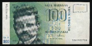 Финляндия, 100 марок (1986 г.)