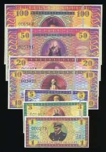 Балтийские острова., Набор банкнот (2007 г.)