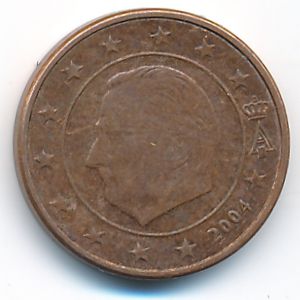 Бельгия, 1 евроцент (2004 г.)