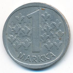 Finland, 1 markka, 1970