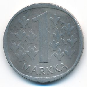 Finland, 1 markka, 1984