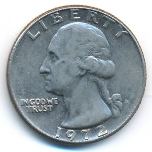 США, 1/4 доллара (1972 г.)