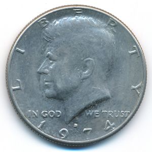 США, 1/2 доллара (1974 г.)