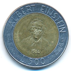 San Marino, 500 lire, 1984