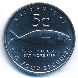 Namibia, 5 cents, 2000
