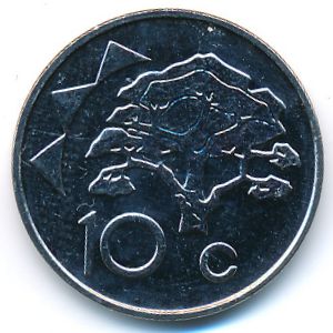 Namibia, 10 cents, 2022