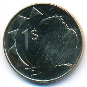 Намибия, 1 доллар (2018 г.)