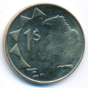 Namibia, 1 dollar, 2018