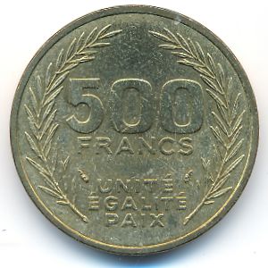 Джибути, 500 франков (1991 г.)
