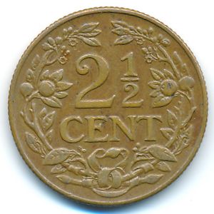 Кюрасао, 2 1/2 цента (1944 г.)