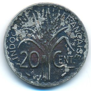 Французский Индокитай, 20 центов (1939 г.)