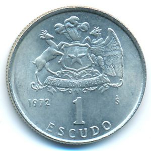 Чили, 1 эскудо (1972 г.)