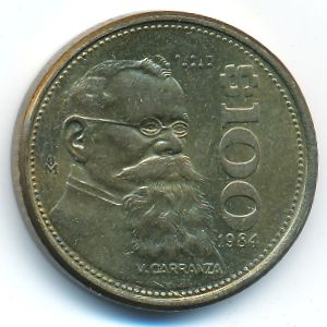 Мексика, 100 песо (1984–1992 г.)