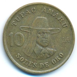 Peru, 10 soles, 1979