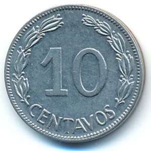 Эквадор, 10 сентаво (1968 г.)