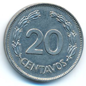 Эквадор, 20 сентаво (1959 г.)