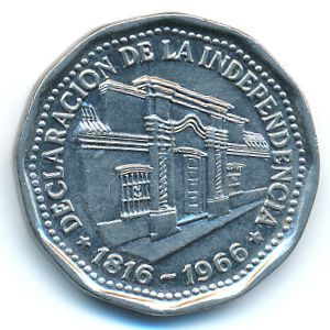 Argentina, 10 pesos, 1966
