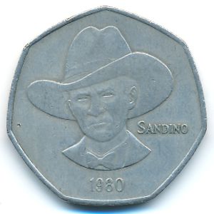Никарагуа, 5 кордоба (1980 г.)
