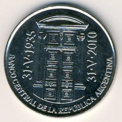Аргентина, 2 песо (2010 г.)