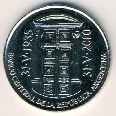 Аргентина, 2 песо (2010 г.)