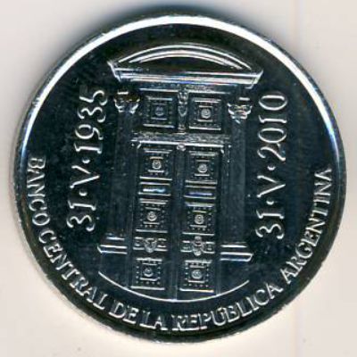 Аргентина, 2 песо (2010 г.)
