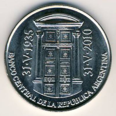 Аргентина, 2 песо (2010 г.)