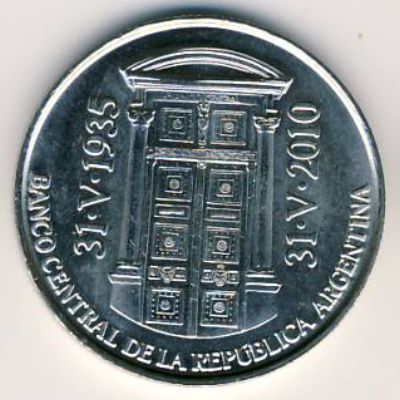Аргентина, 2 песо (2010 г.)
