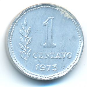 Аргентина, 1 сентаво (1973 г.)