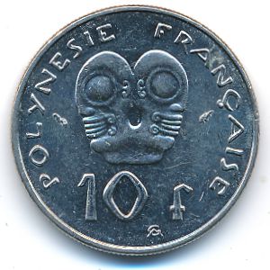 Французская Полинезия, 10 франков (1991 г.)
