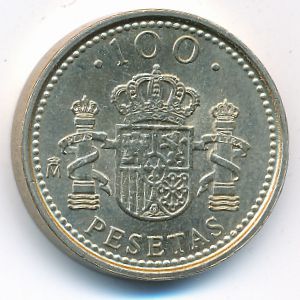 Испания, 100 песет (1998 г.)