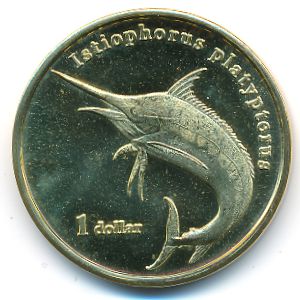 Муреа., 1 доллар (2020 г.)